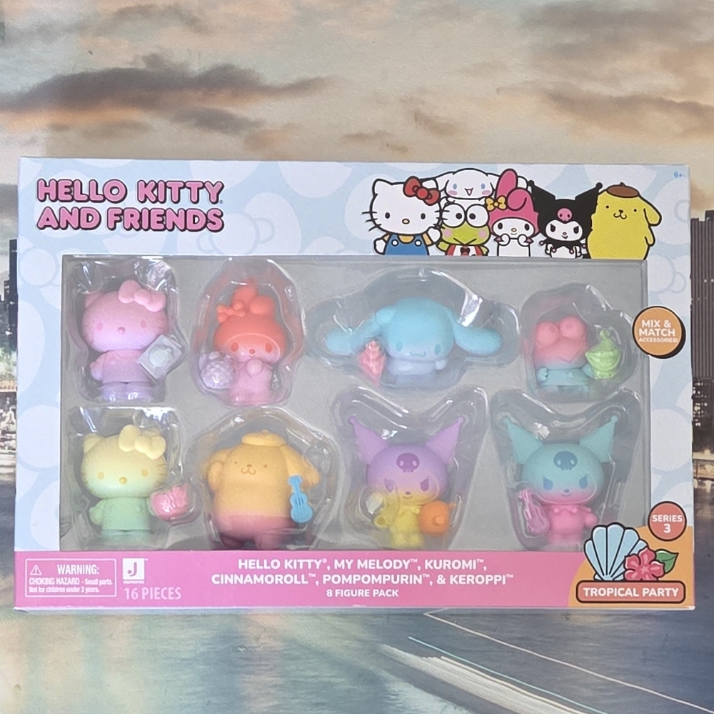 Hello Kitty & Friends 16pc Figure Toy Collection NIB